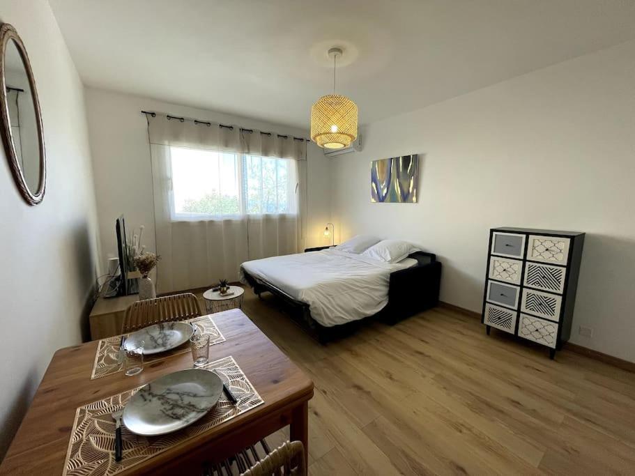 Charmant Studio Climatise Avec Parking, Au Coeur De Pietranera, Plage A 500M, Bastia A 2Km Ville-di-Pietrabugno Экстерьер фото