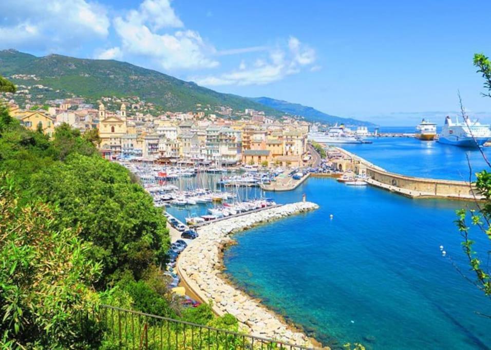 Charmant Studio Climatise Avec Parking, Au Coeur De Pietranera, Plage A 500M, Bastia A 2Km Ville-di-Pietrabugno Экстерьер фото